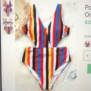 Cupshe Striped One Piece